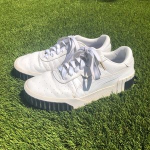 Puma Cali White and Black Sneaker